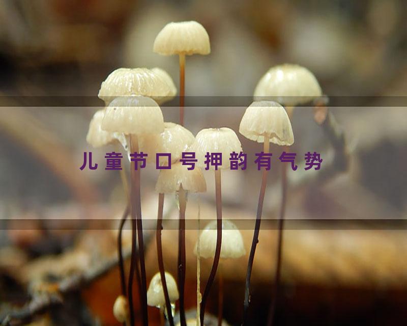 儿童节口号押韵有气势