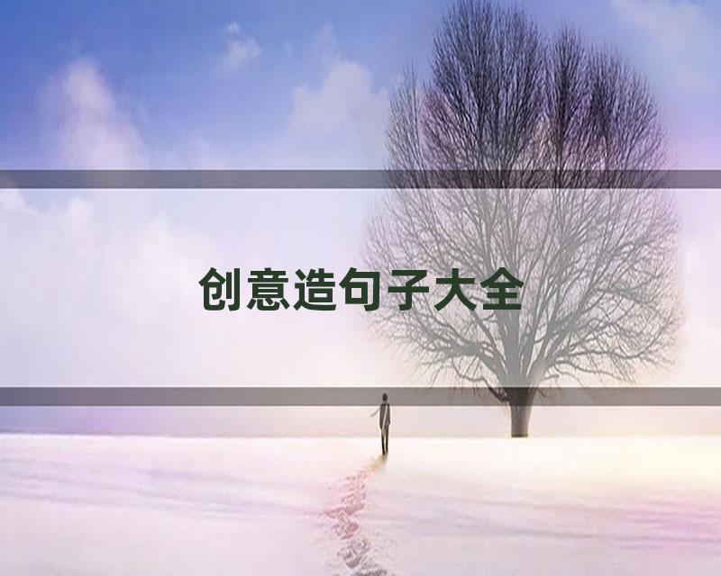 创意造句子大全