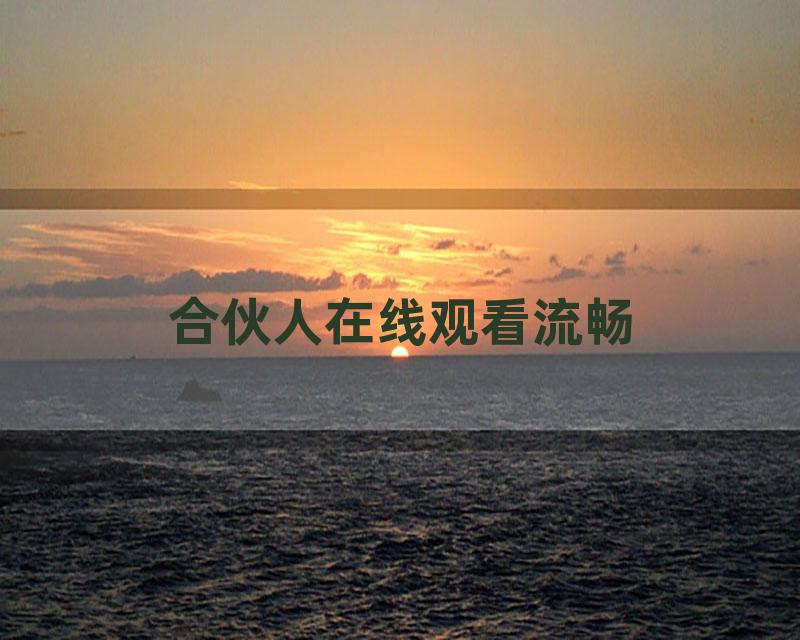 合伙人在线观看流畅