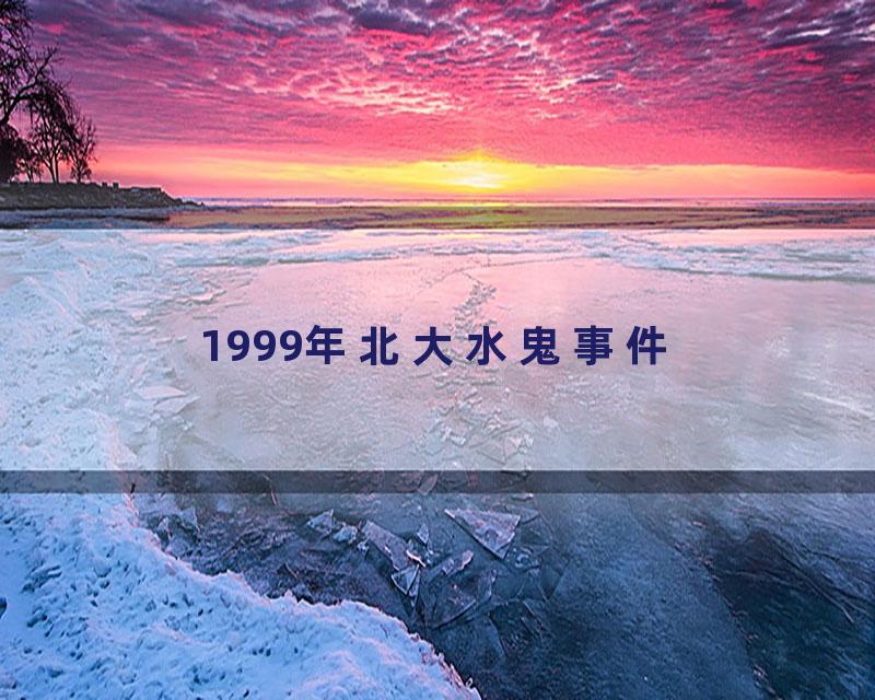 1999年北大水鬼事件