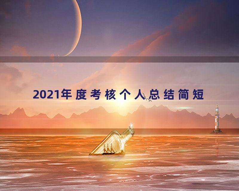 2021年度考核个人总结简短