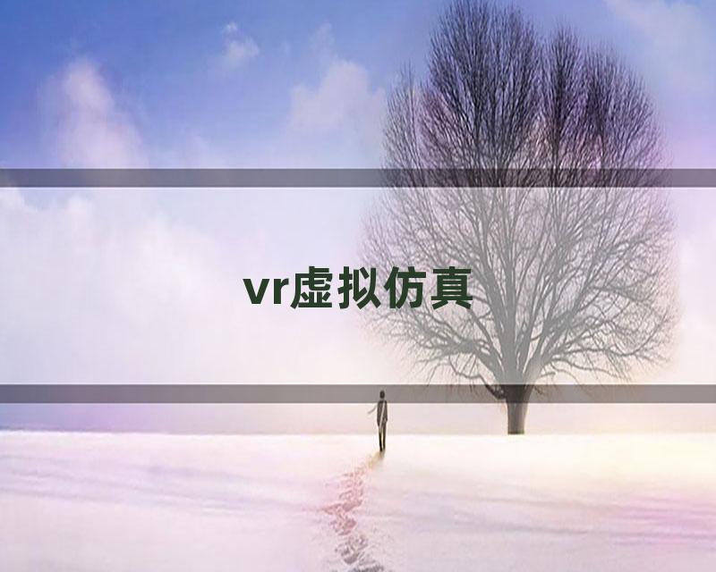 vr虚拟仿真